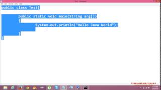 java programing lect 1 first program (Sindhi )