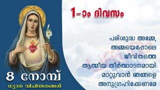 പരിശുദ്ധ അമ്മയ്ക്കൊരു പിറന്നാൾ സമ്മാനം | 8 നോമ്പ് പ്രാർത്ഥന - ഒന്നാം ദിവസം | Mother Mary Prayer