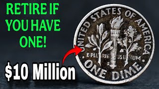 THIS SILVER BLACK ROOSEVELT DIME ARE WORTH MILLIONS OF DOLLARS RARE DIME TO LOOK FOR!