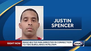 Manchester man arrested in connection with two burglaries in Pelham