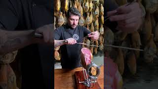 Jamón Feito no Brasil !            #jamón #gastronomia #food #chef #charcutaria