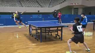 渡邉ひかり vs 佐藤希未｜第30回東アジアホープス日本代表選考会 女子シングルス 第2ステージ Cリーグ