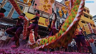 CNY2024 (Cap Go Meh)闹元宵#12~ Heng Nian Dragon Dance 庆年舞龙 Lân Sư Rồng 龍踊り@吉隆坡茨厂街 Petaling Street, KL