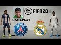 Canal do Gu ! - PSG x Real - Fifa 20 Gameplay