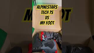 AlpineStars Tech 7s vs My Foot #alpinestars @spaztech