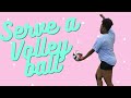 Overhand Serve a Volleyball in 15 Sec! #Shorts