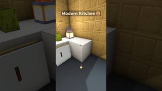 Minecraft Modern Kitchen 🤓 (Your Way's Better) #shorts #minecraft