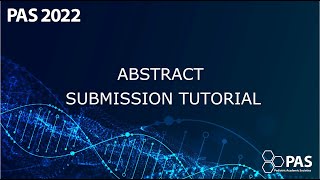 Abstract Submission Tutorial