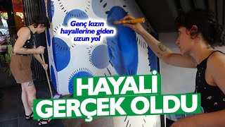 Çocukluk hayalini gerçekleştirdi