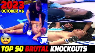 MUAY THAI & MMA, BOXING 50 Knockouts | October 2023 Part.6