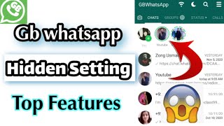 Gb whatsapp hidden features ||Gb whatsapp status problem solved ||gb whatsapp tricks ||