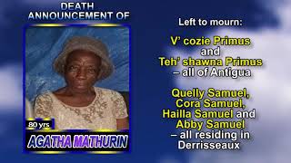 Agatha Mathurin long