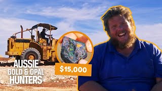 Mooka Boys Make $15,000 From Concrete & Seam Opals! | Outback Opal Hunters