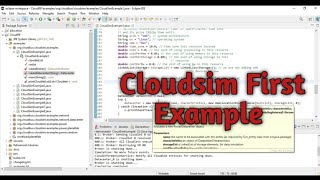 Cloudsim First Example