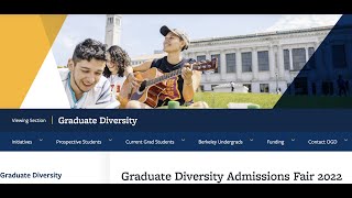 Graduate Programs in Psychology | UC Berkeley 2022 Graduate Diversity Admissions Fair