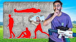 كل شخص تصيده ورا الجدار لك 3000$ 🔫🤑( تحدي اطلق ورا الجدار الاسطوري 🔥😂)