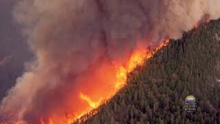 Vasto incendio in Canada, bruciano i boschi della British Columbia