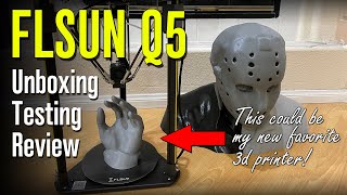 Testing The FLSUN DELTA Q5 3D Printer - Unboxing, Testing & Review