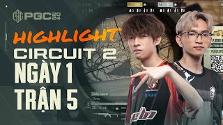 🏆 [Highlight PGC 2024] Circuit 2 Trận 5: TanVuu sinh tồn kéo Top ngoạn mục - TE chắc suất ngày mai