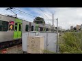 8kワイド動画🚃山手線34編成e235系🚃bleach 千年血戦篇🚃💨