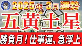 【五黄土星必見！】2025年3月の運勢と開運の秘訣✨【九星気学鑑定士夏目晃丞の九星気学】