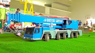 EXTREME BIG RC CRANE LIEBHERR I MOBIL CRANE I MONSTER HIGH TOWER CRANE I SELF-BUILD MODEL CRANE