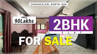 2 BHK Semi-Furnished Ground Floor Flat for Sale in Caranzalem, North Goa | ₹90 Lakhs