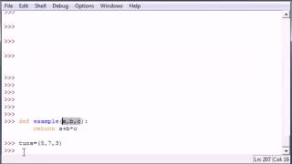 Python Programming Tutorial 31 Tuples as Parameters