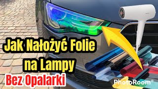 Audi A5 Oklejanie przednich lamp folią kameleon | Covering the front lamps with chameleon foil #audi