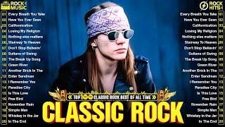 Best Classic Rock Songs Of All Time🔥Metallica, ACDC, Aerosmith, Bon Jovi💥70s 80s 90s Classic Rock