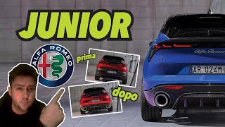 Alfa JUNIOR 🍀, RESTYLING posteriore!!  #alfaromeo #alfaromeojunior