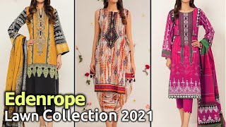 Latest Edenrobe (Allure) Lawn Suits Summer 2021 Collections | Lawn Dresses Designs