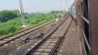 Saurashtra mail depart from wankaner Junction: Western railways