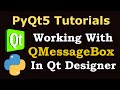 PyQt5 Tutorial  - Creating MessageBox with QMessageBox