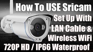 How to Setup Sricam SP007 Camera Wireless WiFi 720P IP Network Camera Outdoor CCTV Security IRNight