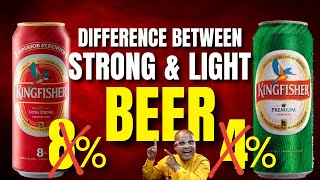 Difference Between Light Beer \u0026 Strong Beer? Did You Know Perfectly? | HINDI | Cocktails India