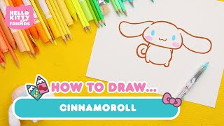 How to Draw Cinnamoroll | Hello Kitty Crafts