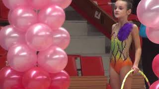 Hornikova Dominika Princess cup Prievidza 2020 rhytmics gymnastics with the hoop