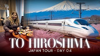 හිරෝෂිමාවට විදුලි වේගයෙන් 🚅 | Tokyo to Hiroshima Bulletin train Journey 🌄