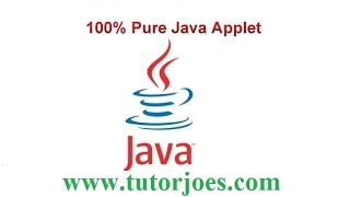 Java Applet Introduction In Tamil