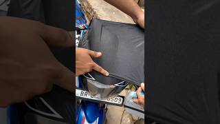 Tvs apache visor wrapping😱 #shorts #ytshorts #wrapping #tvsapache1604v