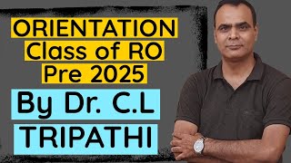 Introductory Class of RO Pre 2025