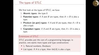 Simply-Typed Lambda Calculus, part 1: Types