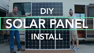 Building + Installing a DIY Custom RV Solar Panel Mount