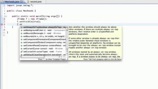 Java GUI Lesson 1 Making a window