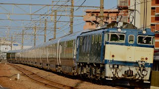 【EF64 1001×E26】寝台特急カシオペア信州、長野行、新座駅通過！