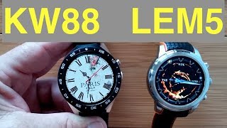 KINGWEAR KW88 vs LEMFO LEM5 - Which should you buy?