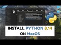 How to install Python 3.14 on MacOS | Latest Python (3.14.0) #pythoninstallation