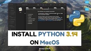 How to install Python 3.14 on MacOS | Latest Python (3.14.0) #pythoninstallation
