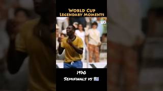 GREATEST NO GOAL EVER? - Pelé 🇧🇷 - Brazil vs Uruguay (FIFA World Cup Mexico 1970) | #Shorts